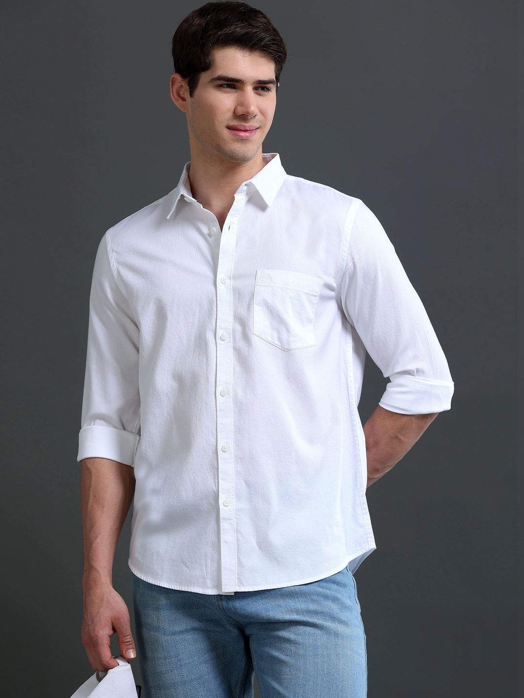 British Club Men Smart Slim Fit Casual Shirt