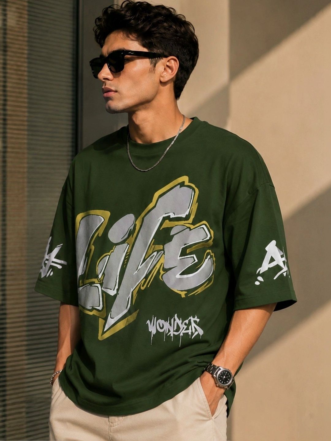 JUMPCUTS Men Printed T-shirt