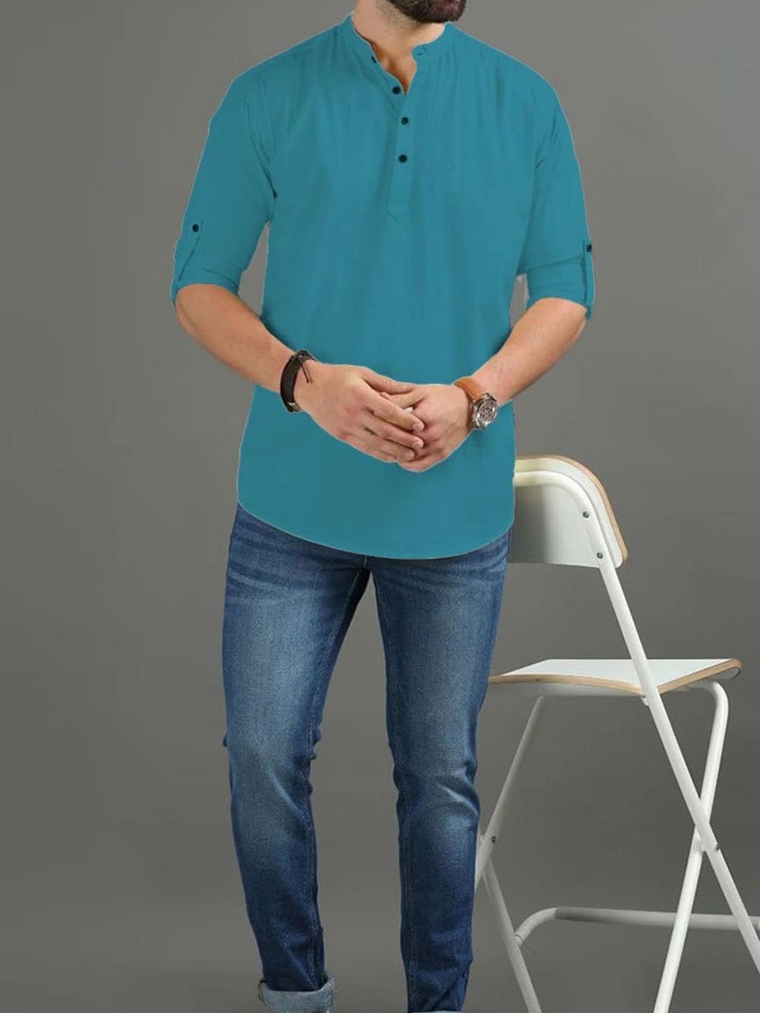 BULL FIRE Men Kurta
