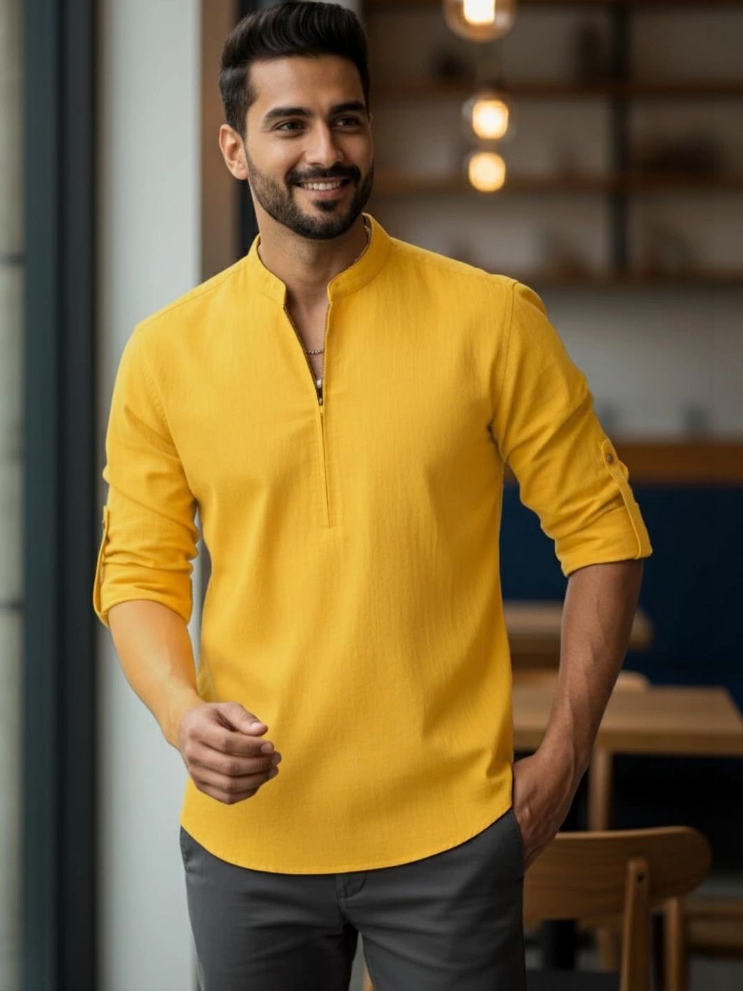BULL FIRE Men Kurta