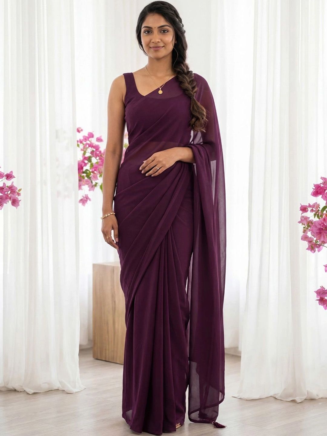 Saree mall Saree mall Poly Georgette Designer Sarees