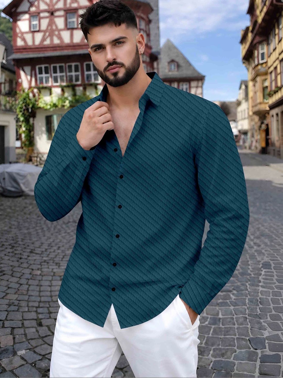 LADYTONE Men Casual Shirt