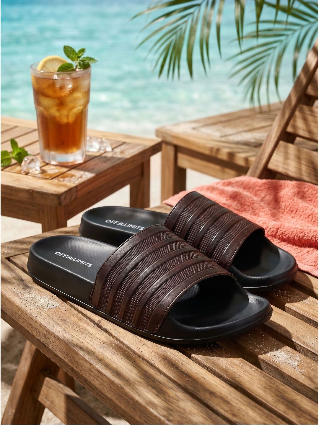 OFF LIMITS Men Self Design Sliders