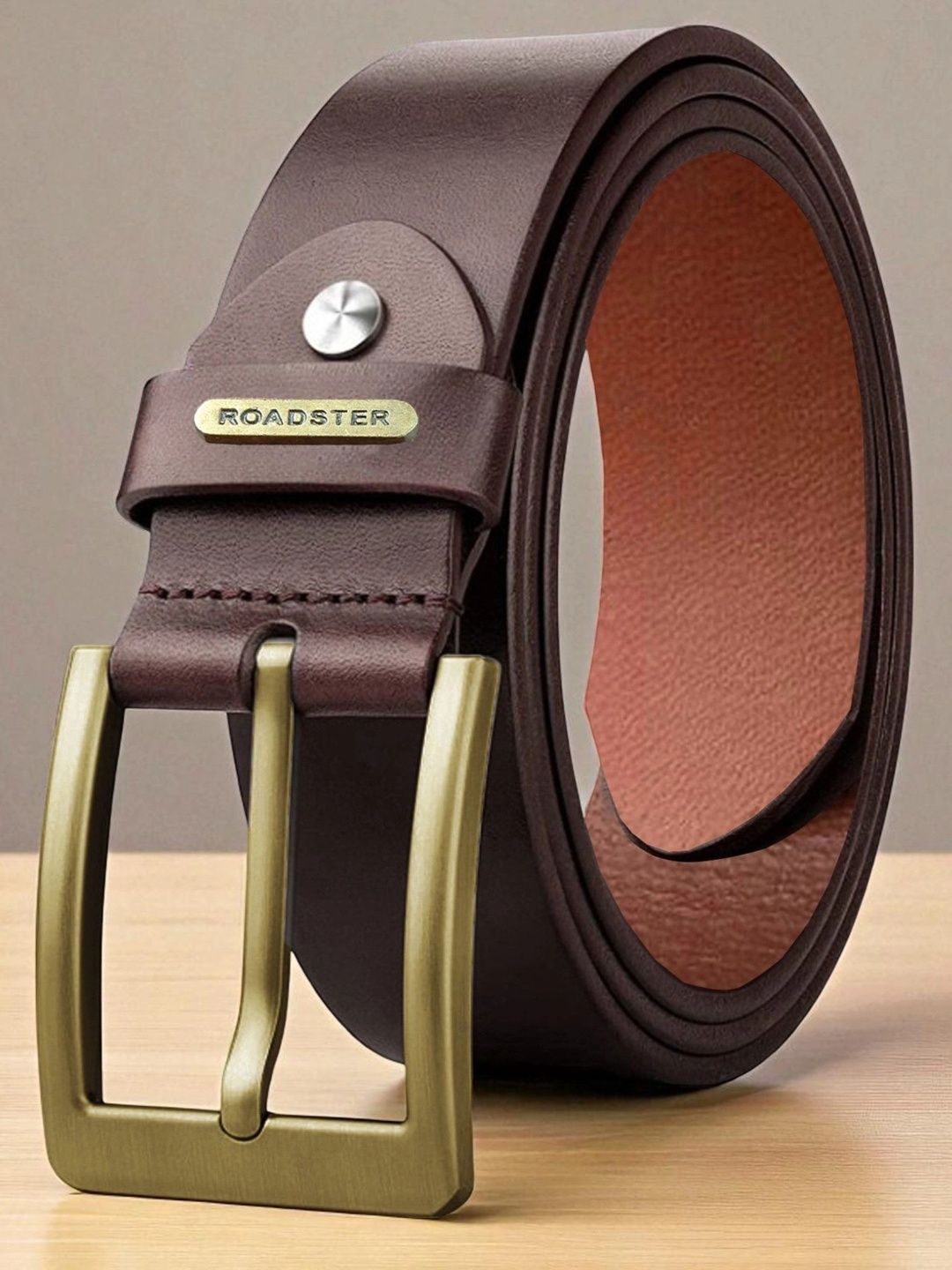 The Roadster Lifestyle Co. Men Genuine Leather Formal Belt