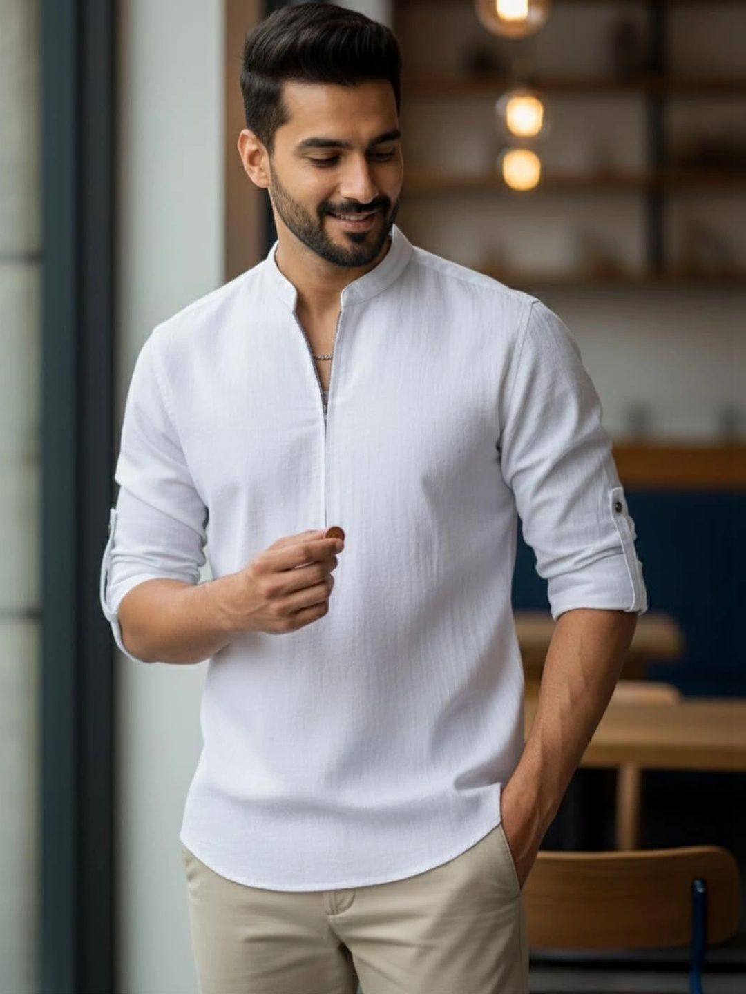 BULL FIRE Men Kurta