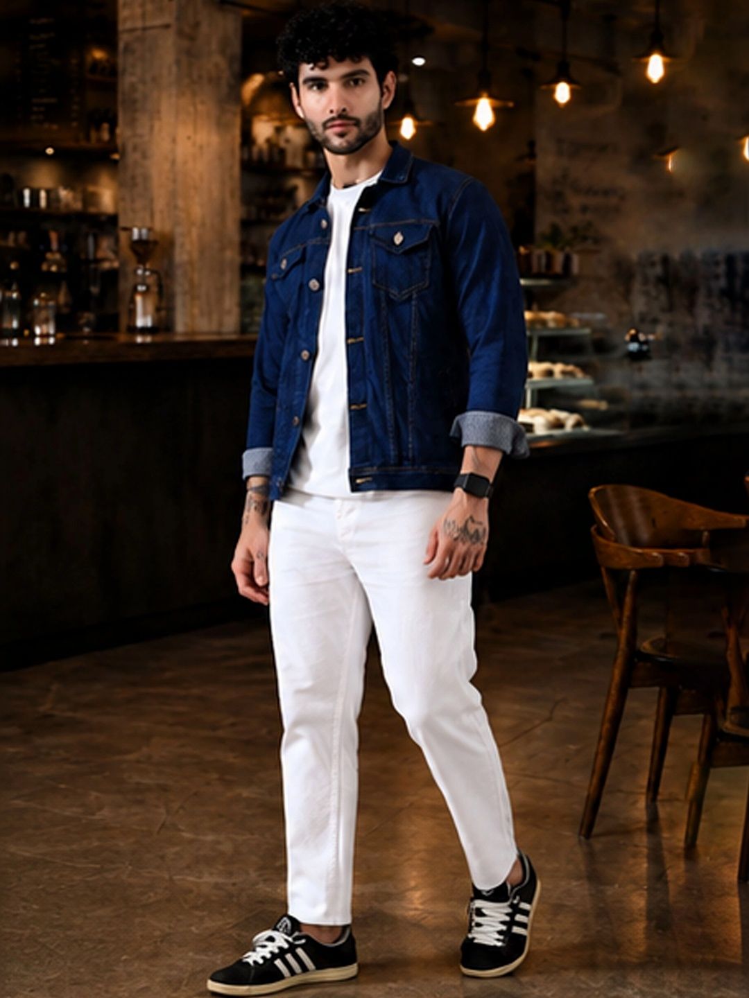Moda Star Men Outdoor Denim Jacket
