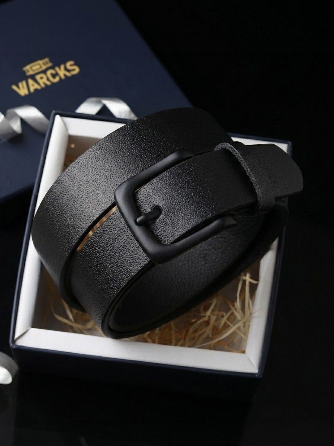 warcks Men Leather Belt