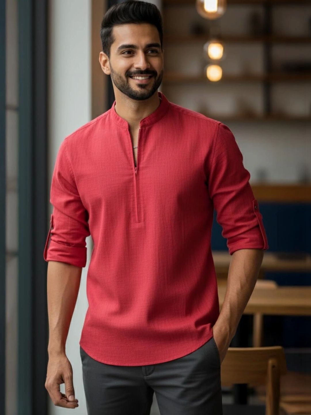 BULL FIRE Men Kurta