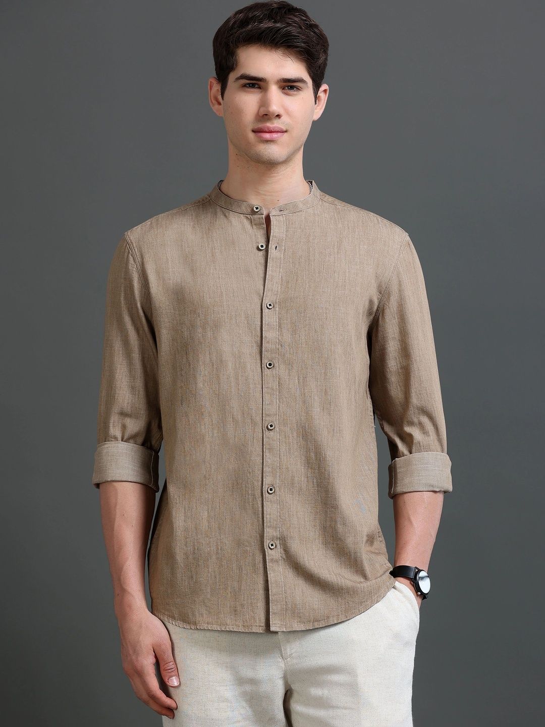 British Club Men Smart Slim Fit Casual Shirt