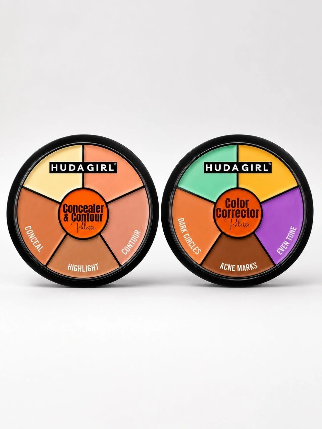 Huda Girl Huda Girl Set Of 2 Full Coverage Concealer Palette - 15 g Each - Nude & Bright