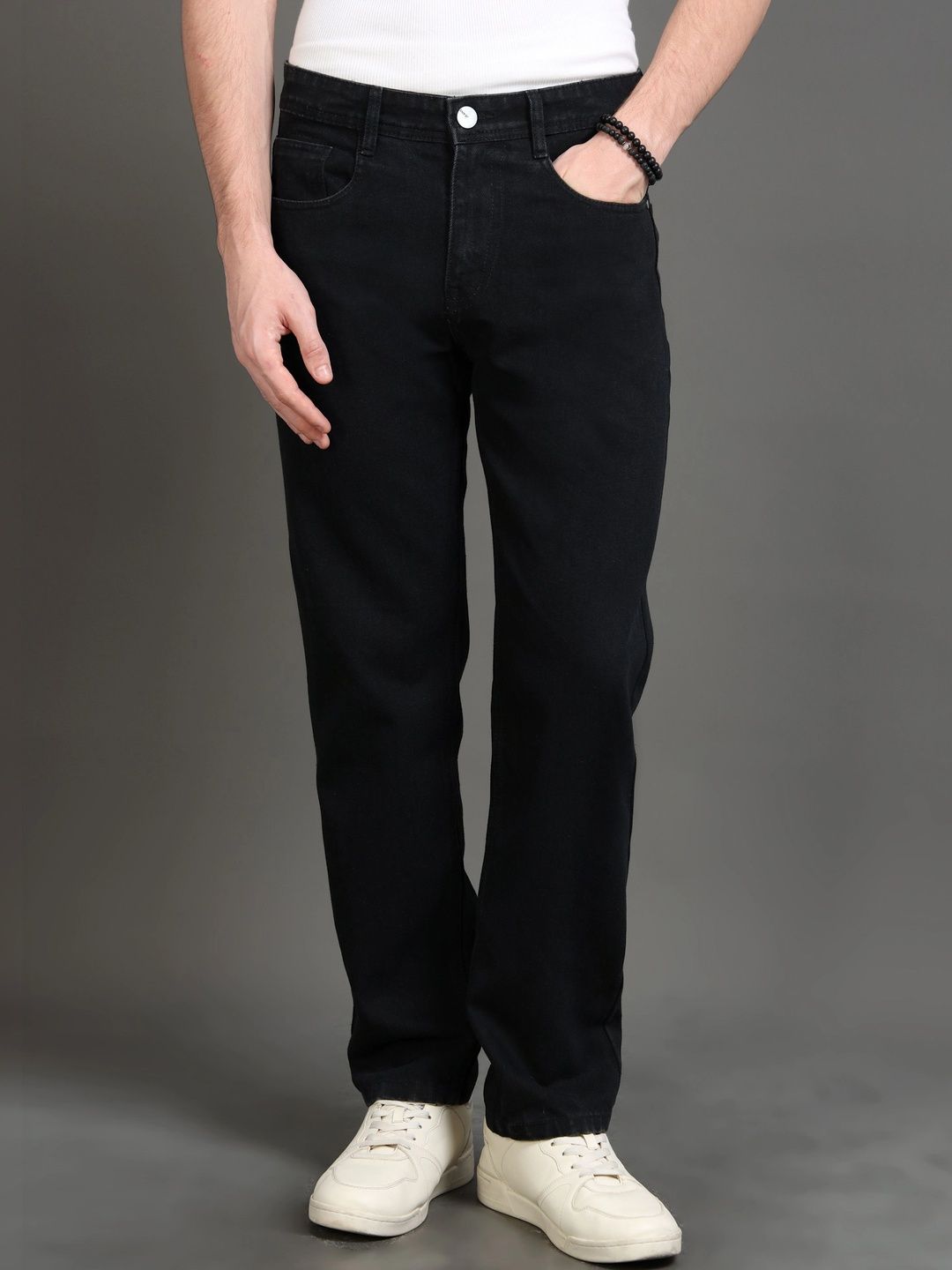 Kolor Fusion Men Loose Straight Fit Mid-Rise Light Fade Jeans