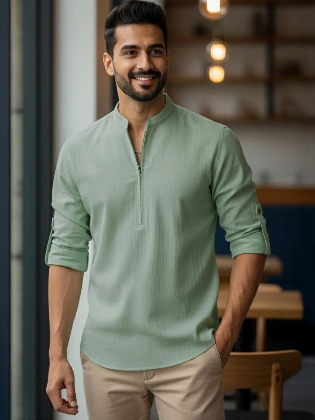 BULL FIRE Men Kurta
