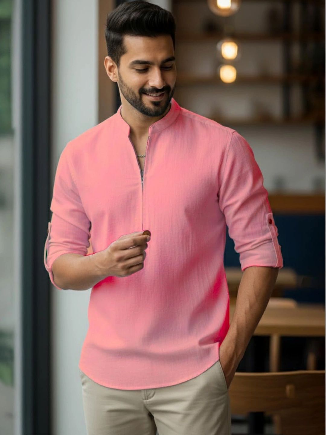 BULL FIRE Men Kurta