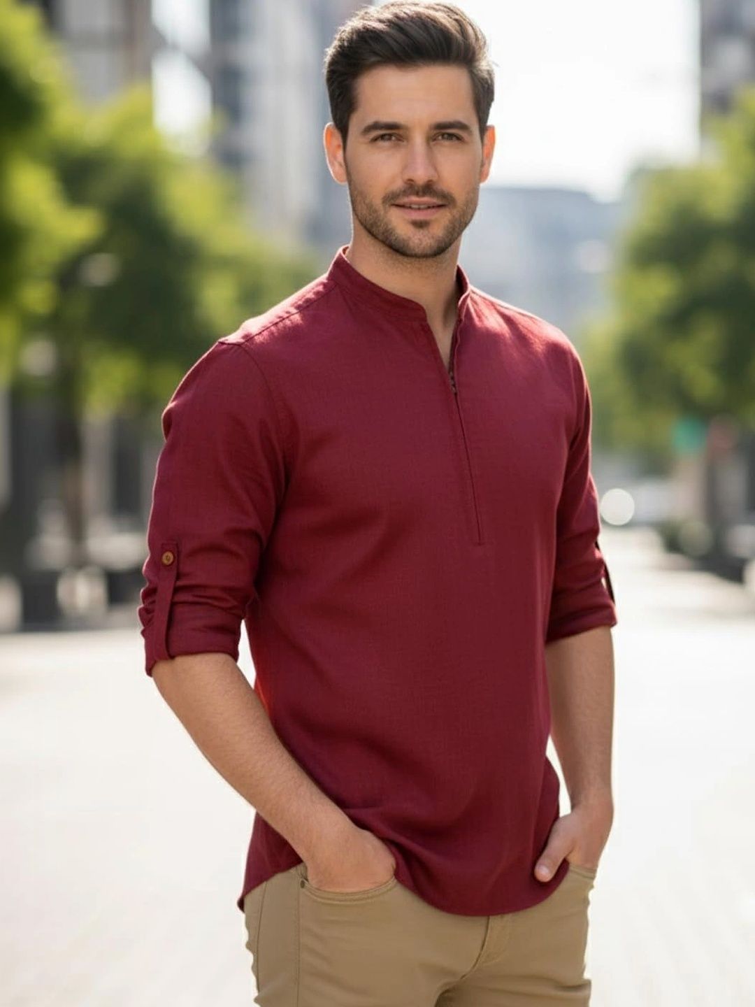 BULL FIRE Men Kurta
