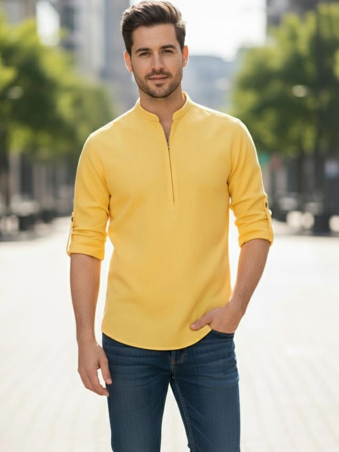 BULL FIRE Men Kurta