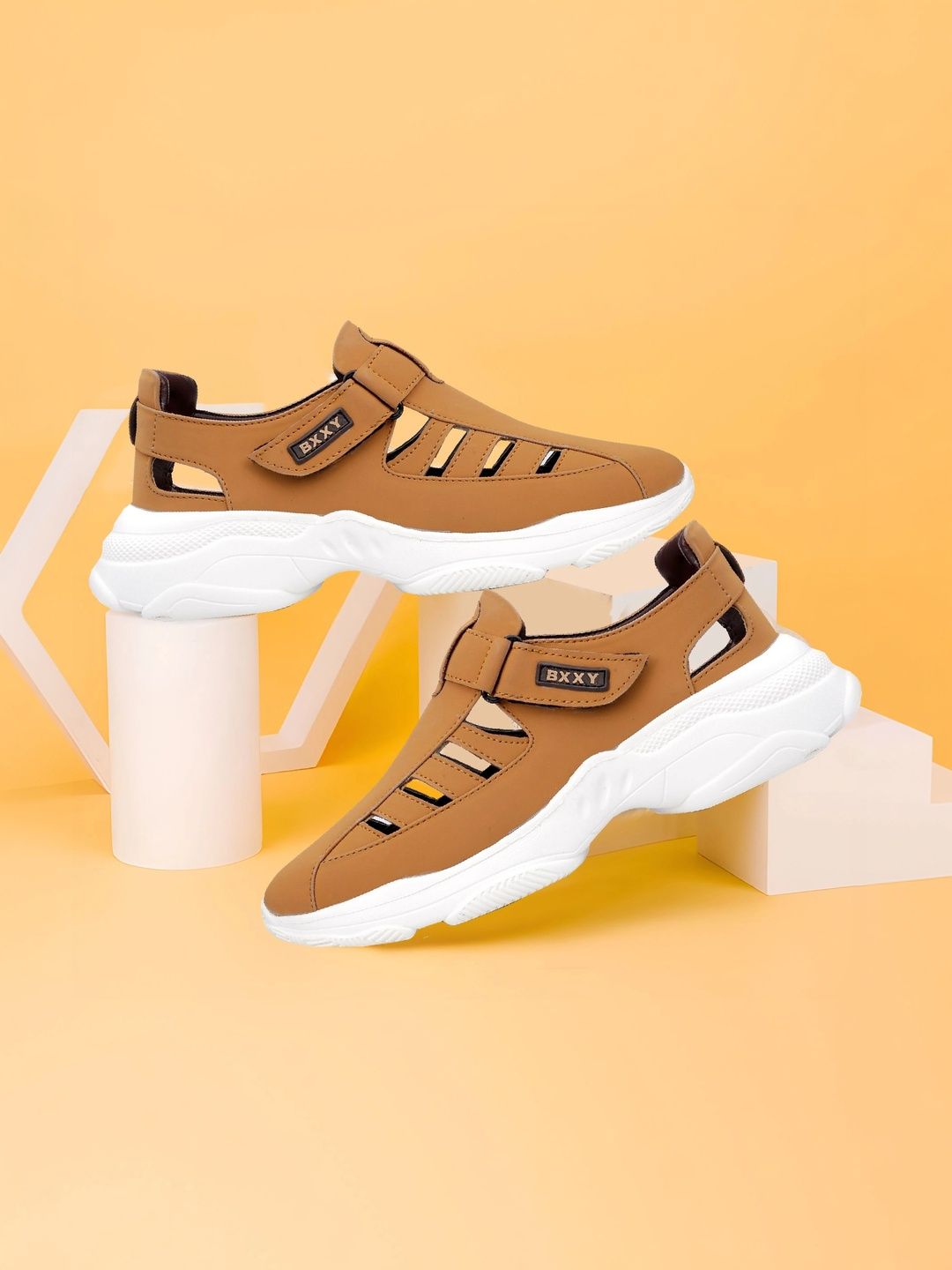 yuvrato baxi Men Synthetic Leather Fisherman Sandals