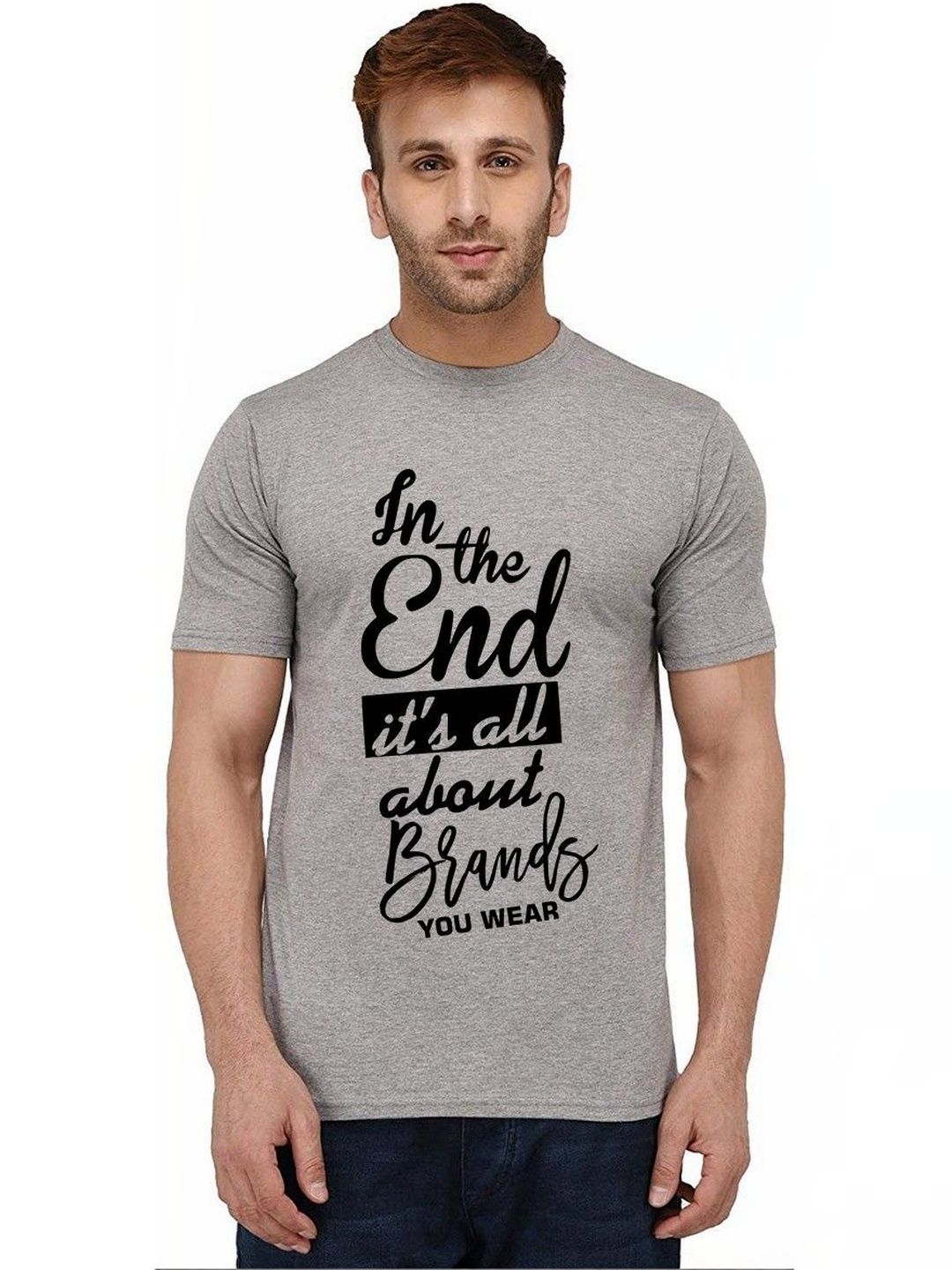 Aseria Men Typography Printed T-shirt