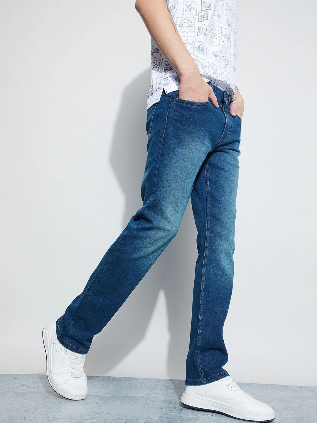 Fame Forever by Lifestyle Men Straight Fit Mid-Rise Jeans