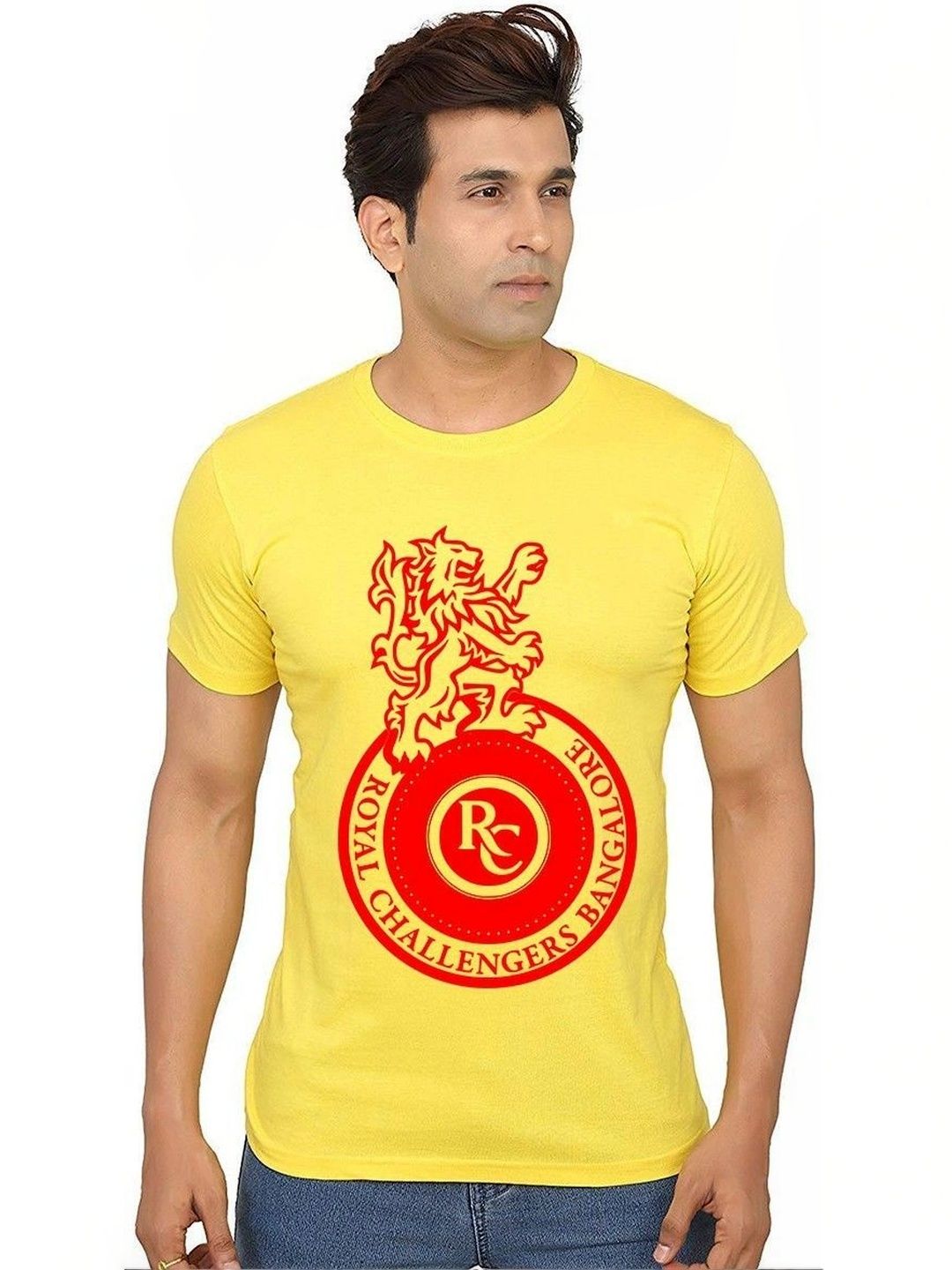 Aseria Men Brand Logo Printed T-shirt