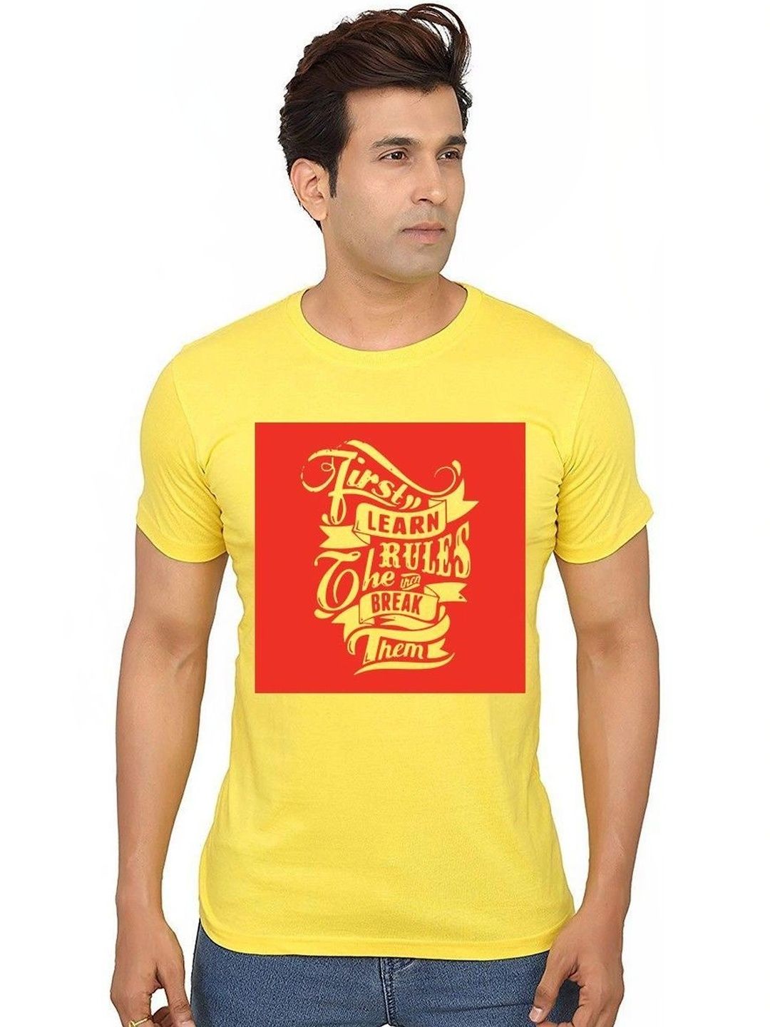 Aseria Men Typography Printed T-shirt