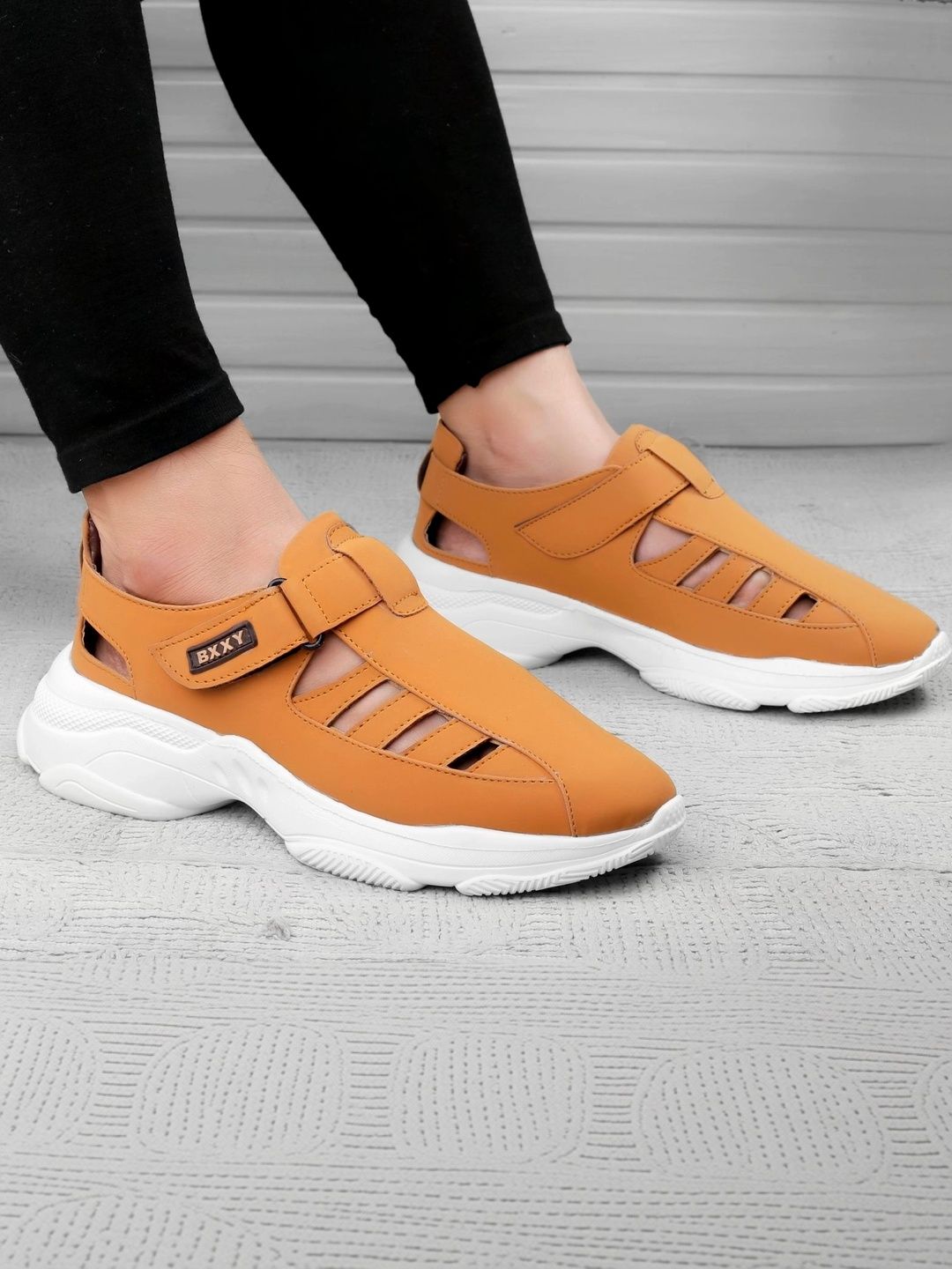 yuvrato baxi Men Synthetic Leather Fisherman Sandals
