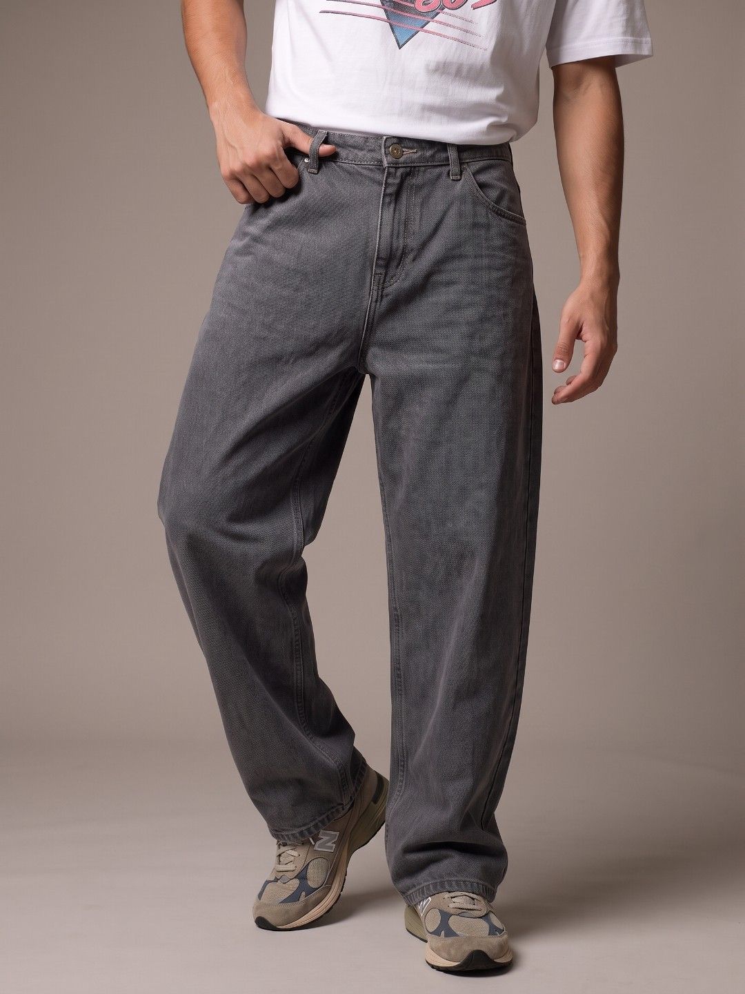 glitchez Men Regular Fit Mid-Rise Light Fade Stretchable Jeans