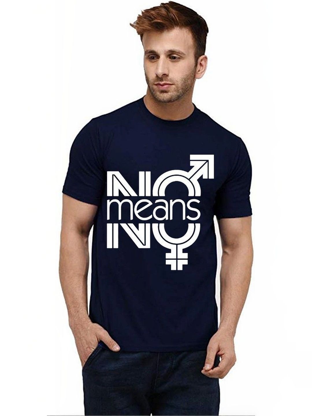Aseria Men Typography Printed T-shirt