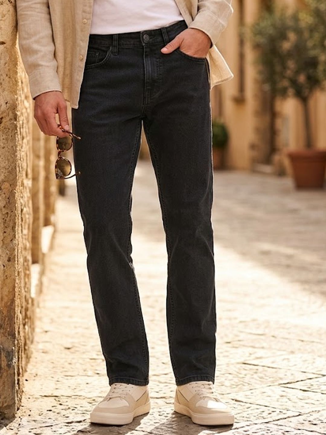 Urbano Fashion Men Regular Fit Washed Stretchable Jeans