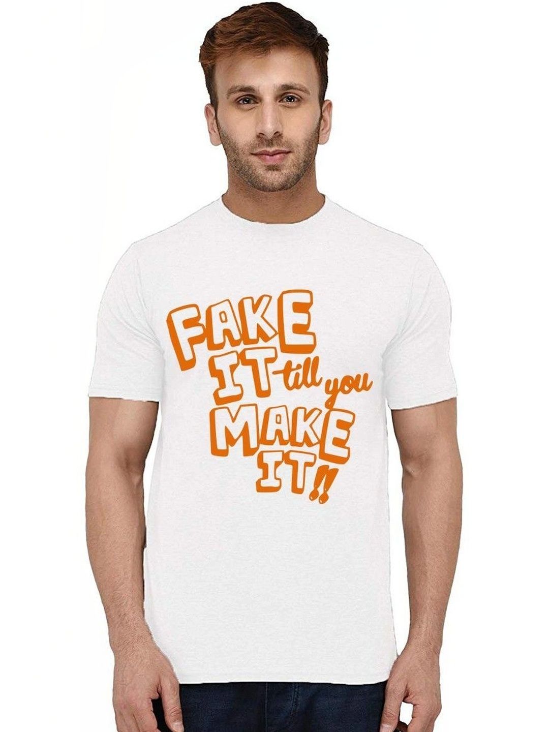 Aseria Men Typography Printed T-shirt