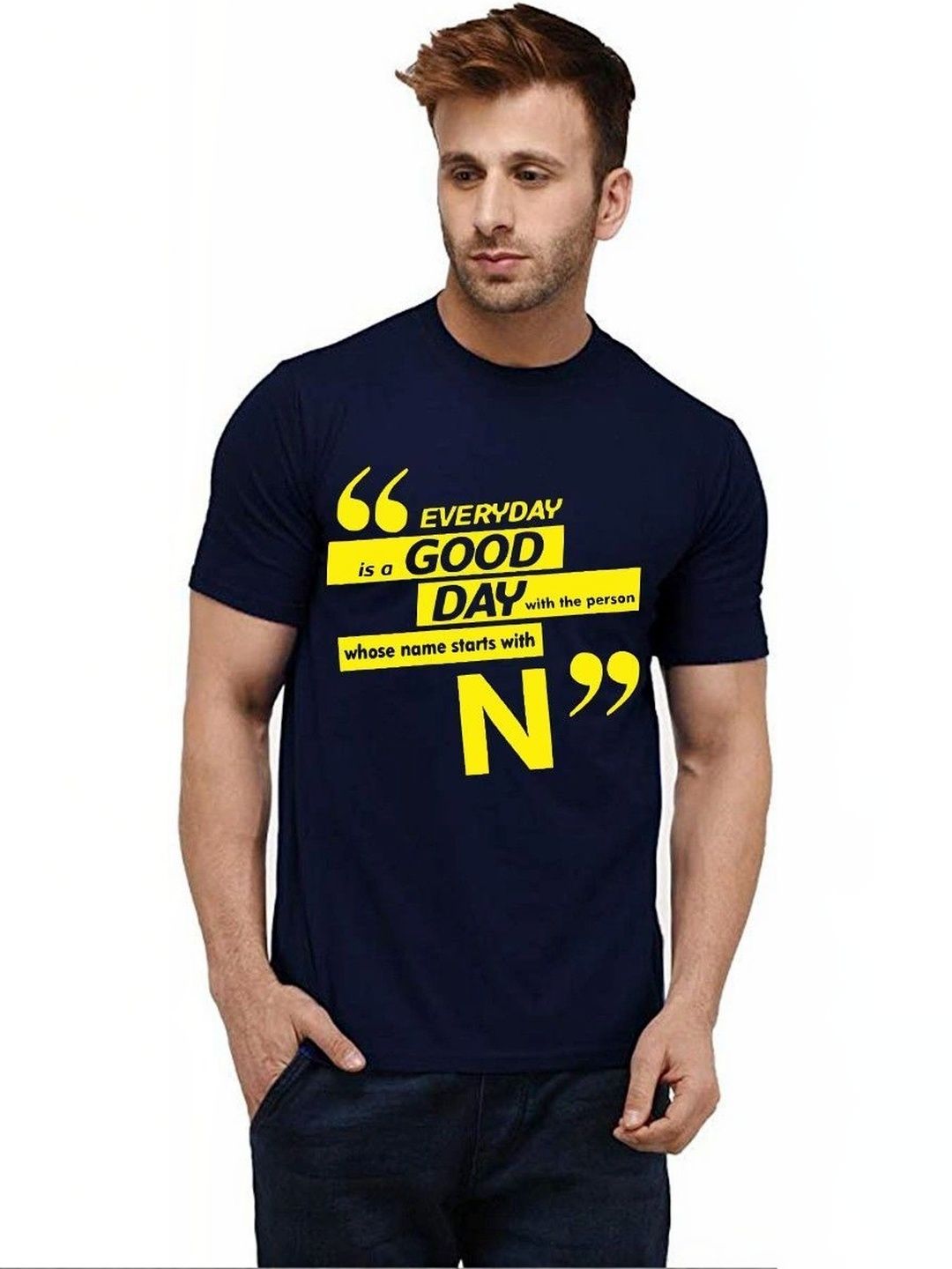 Aseria Men Typography Printed T-shirt