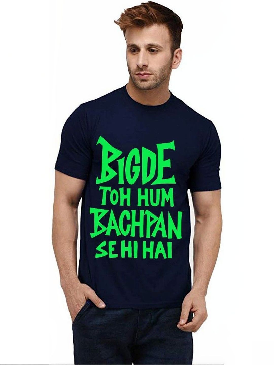 Aseria Men Typography Printed T-shirt