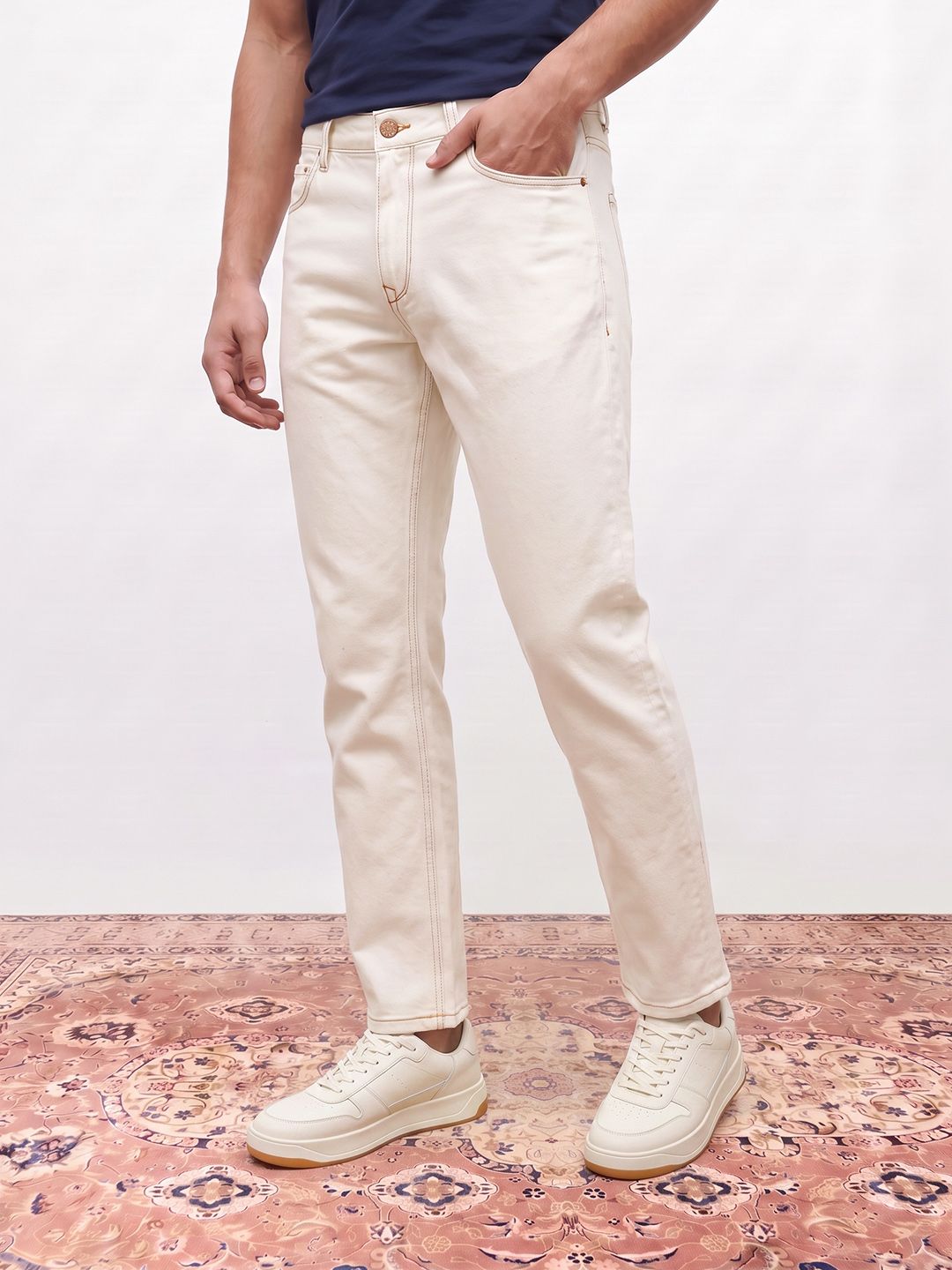 Mr Bowerbird Regular Fit Classic Wash Stretchable Jeans