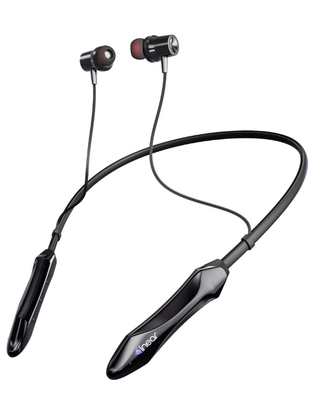 inear DJ M7 Neckband Bluetooth Earphones Upto 50H Playtime- ENC for Clear Calls