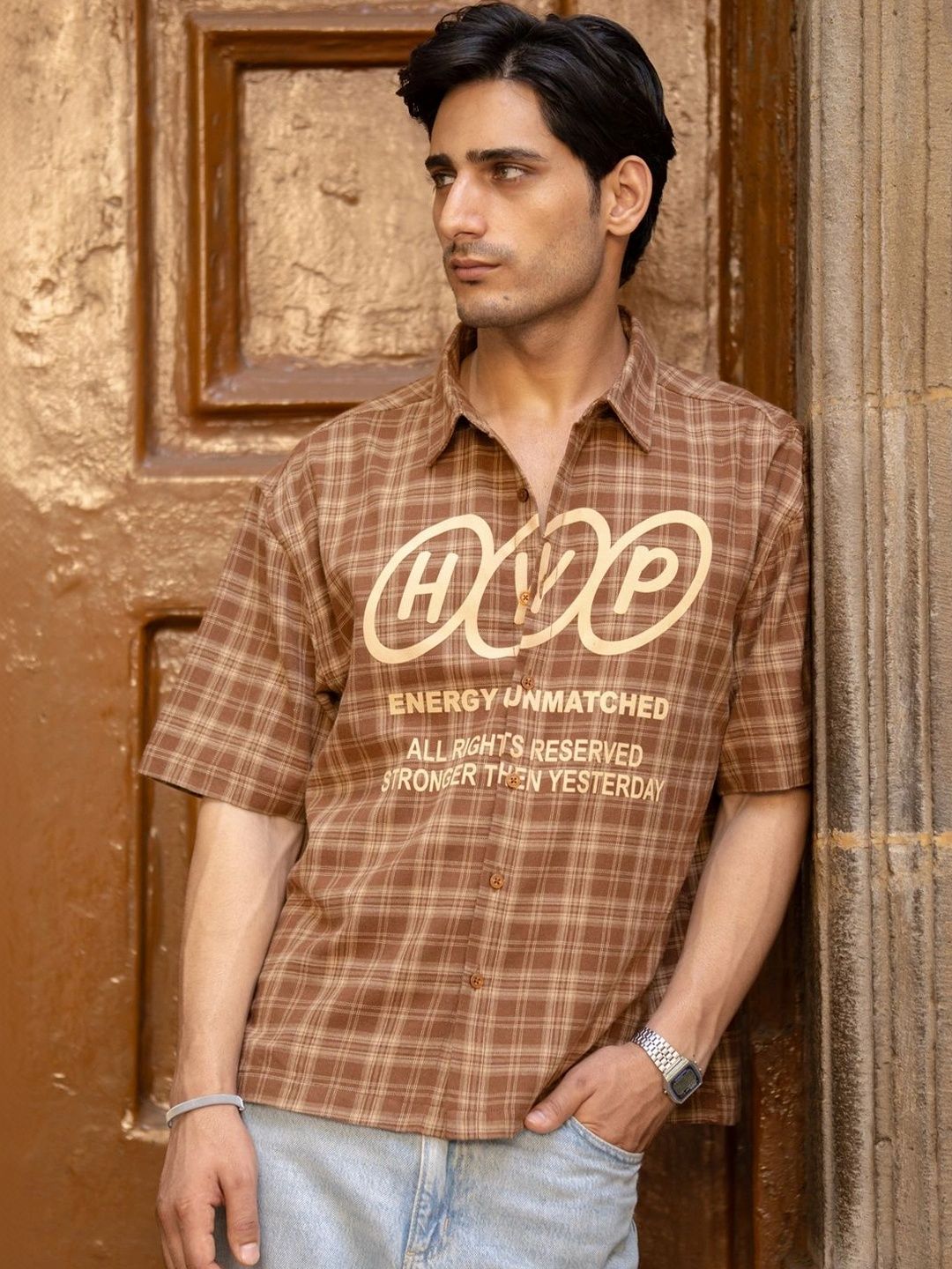 Powerlook Men Boxy Printed Casual Shirt