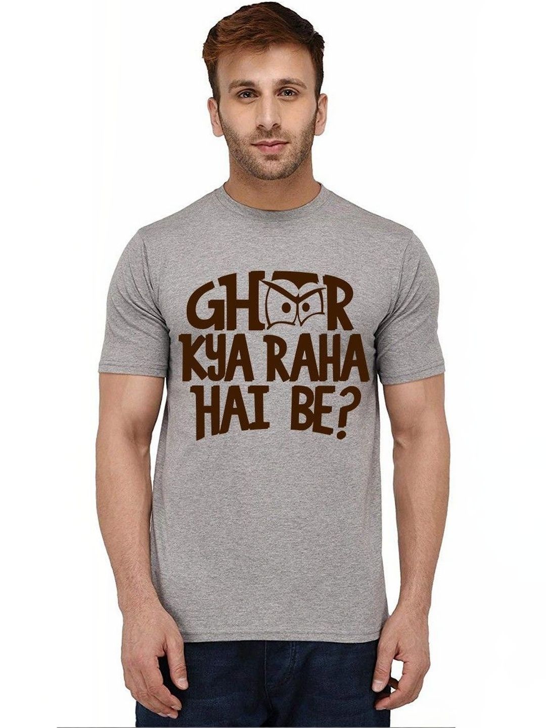 Aseria Men Typography Printed T-shirt