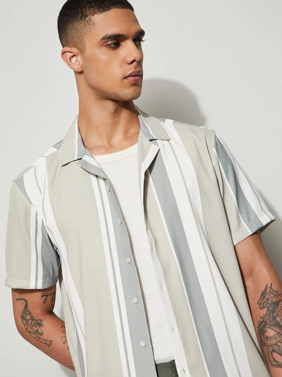 Bossini Men Striped Casual Shirt