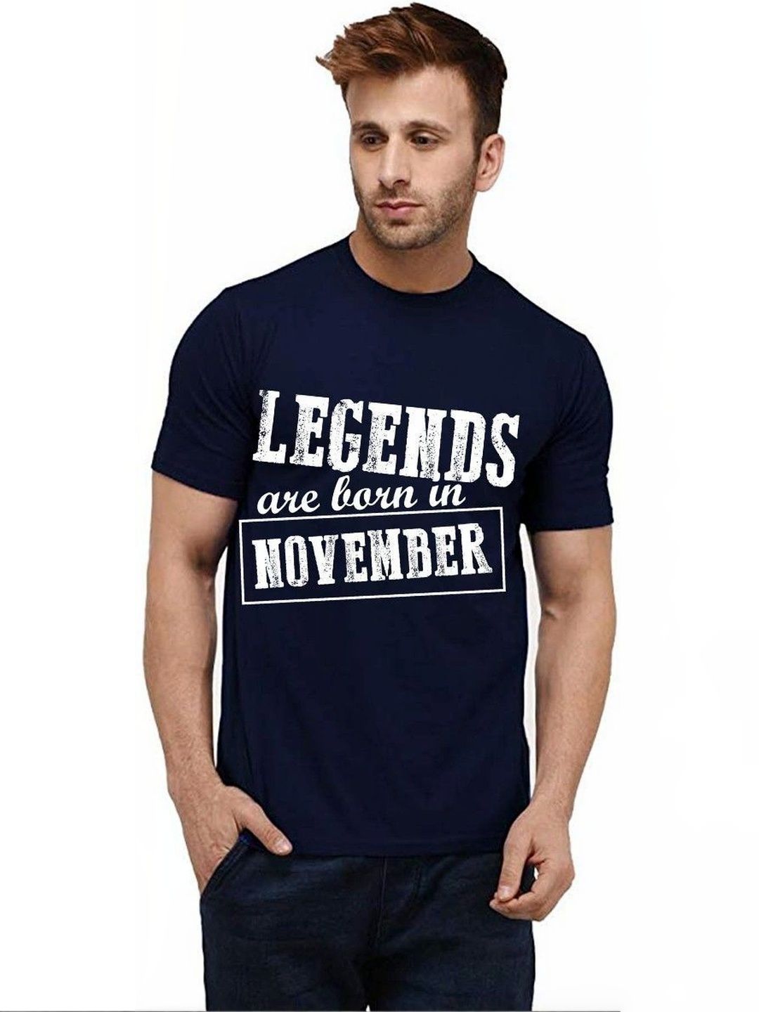 Aseria Men Typography Printed T-shirt