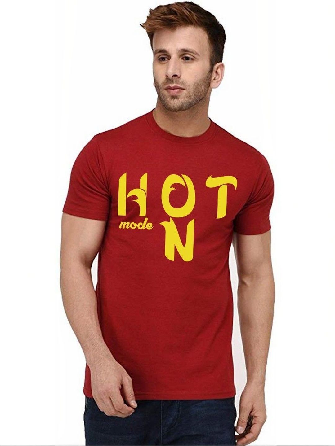 Aseria Men Typography Printed T-shirt