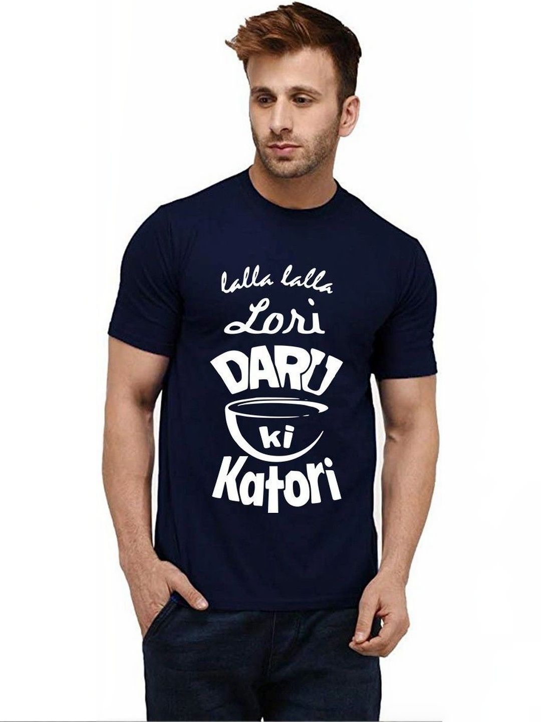 Aseria Men Typography Printed T-shirt