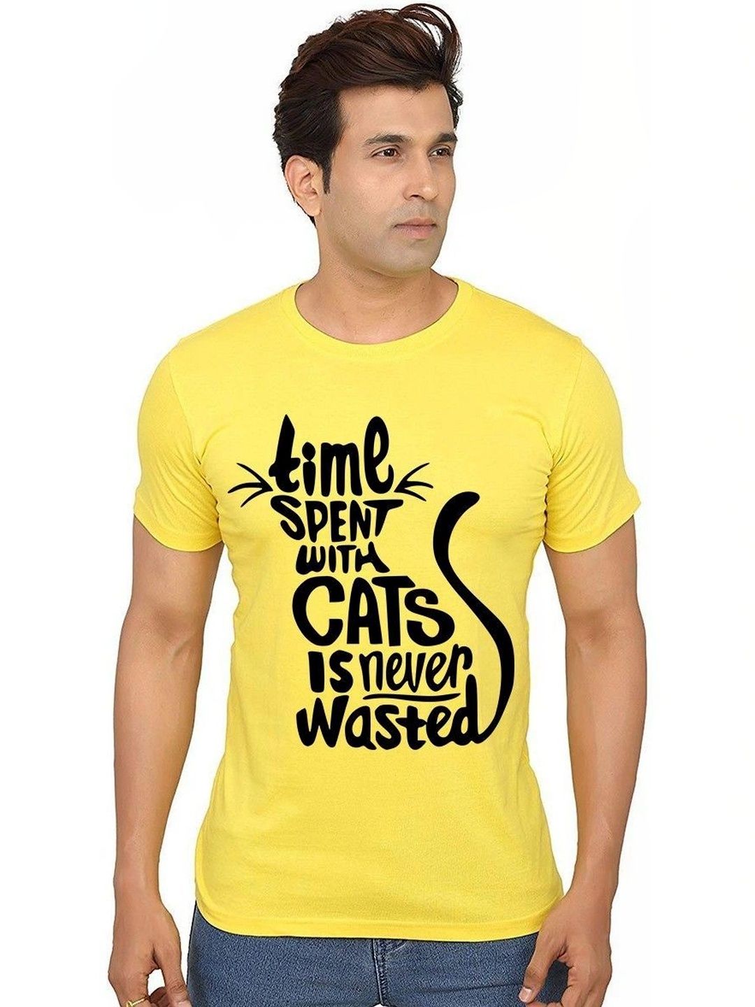 Aseria Men Typography Printed T-shirt