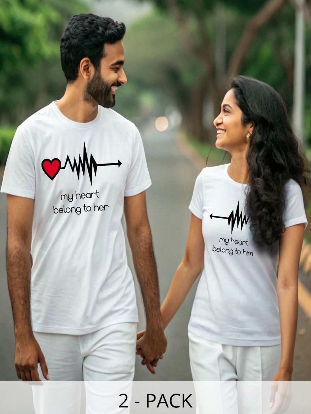 Triptee Men Pack of 2 Graphic Printed Bio Finish T-shirt