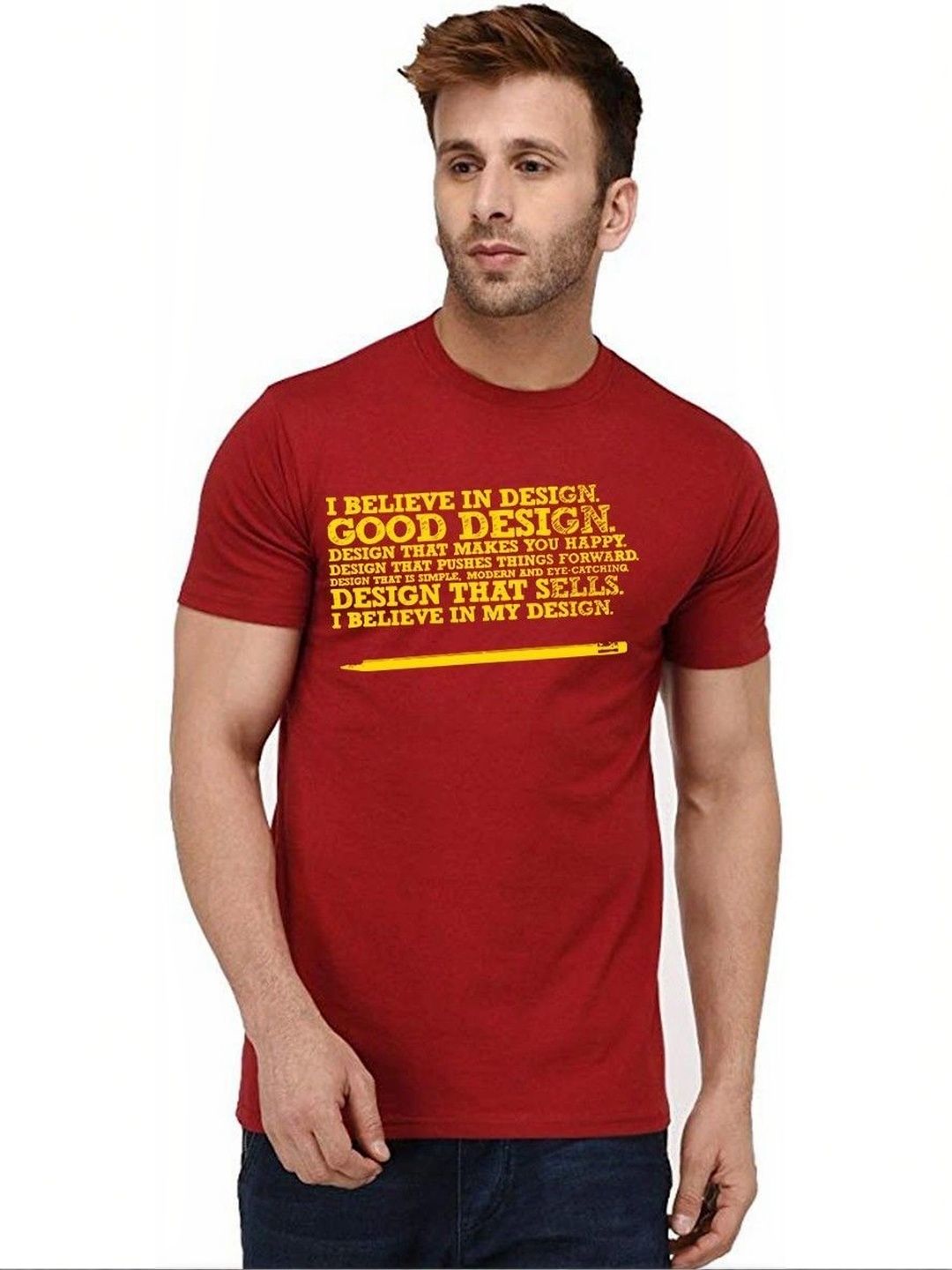 Aseria Men Typography Printed T-shirt