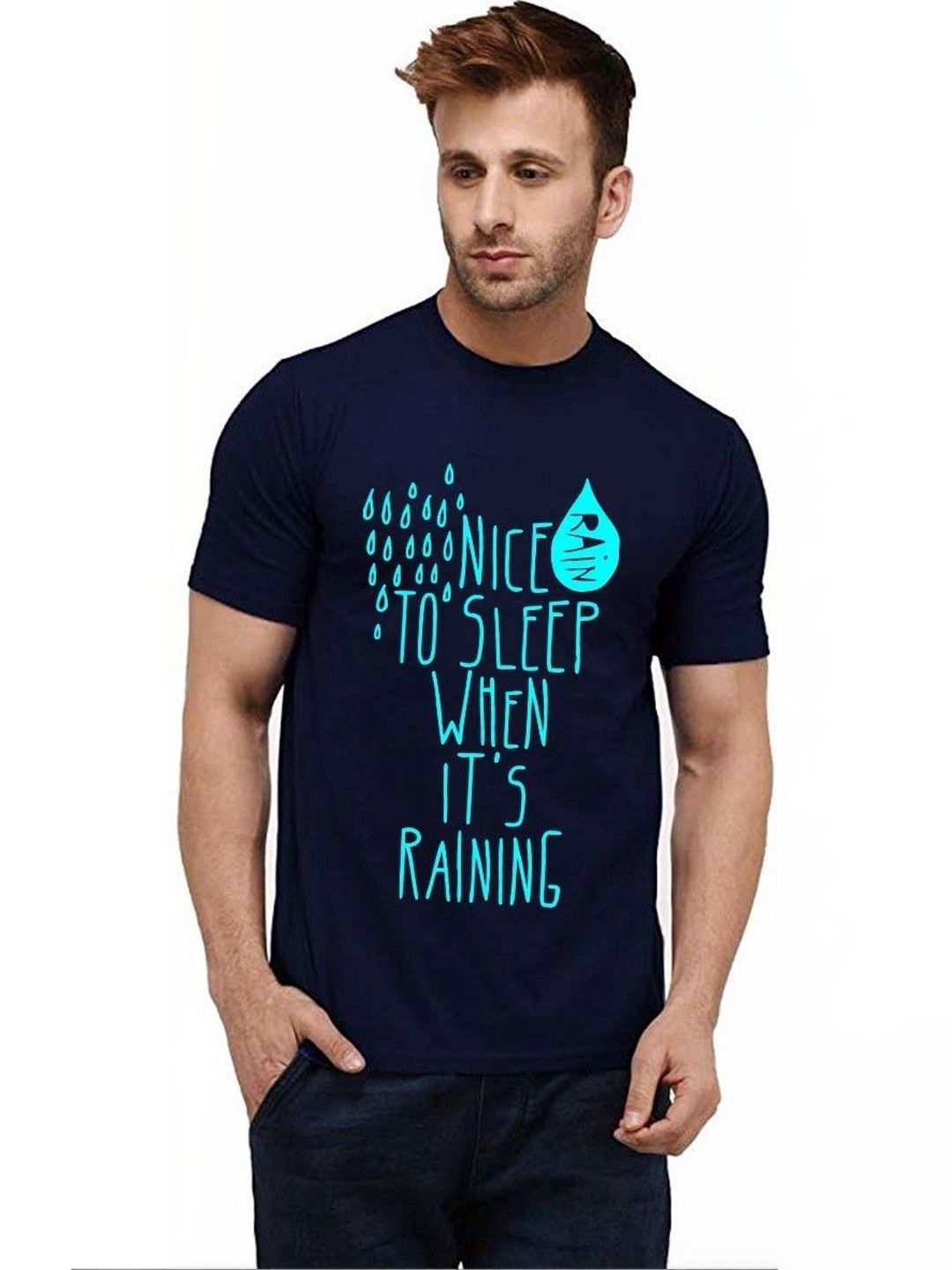 Aseria Men Typography Printed T-shirt
