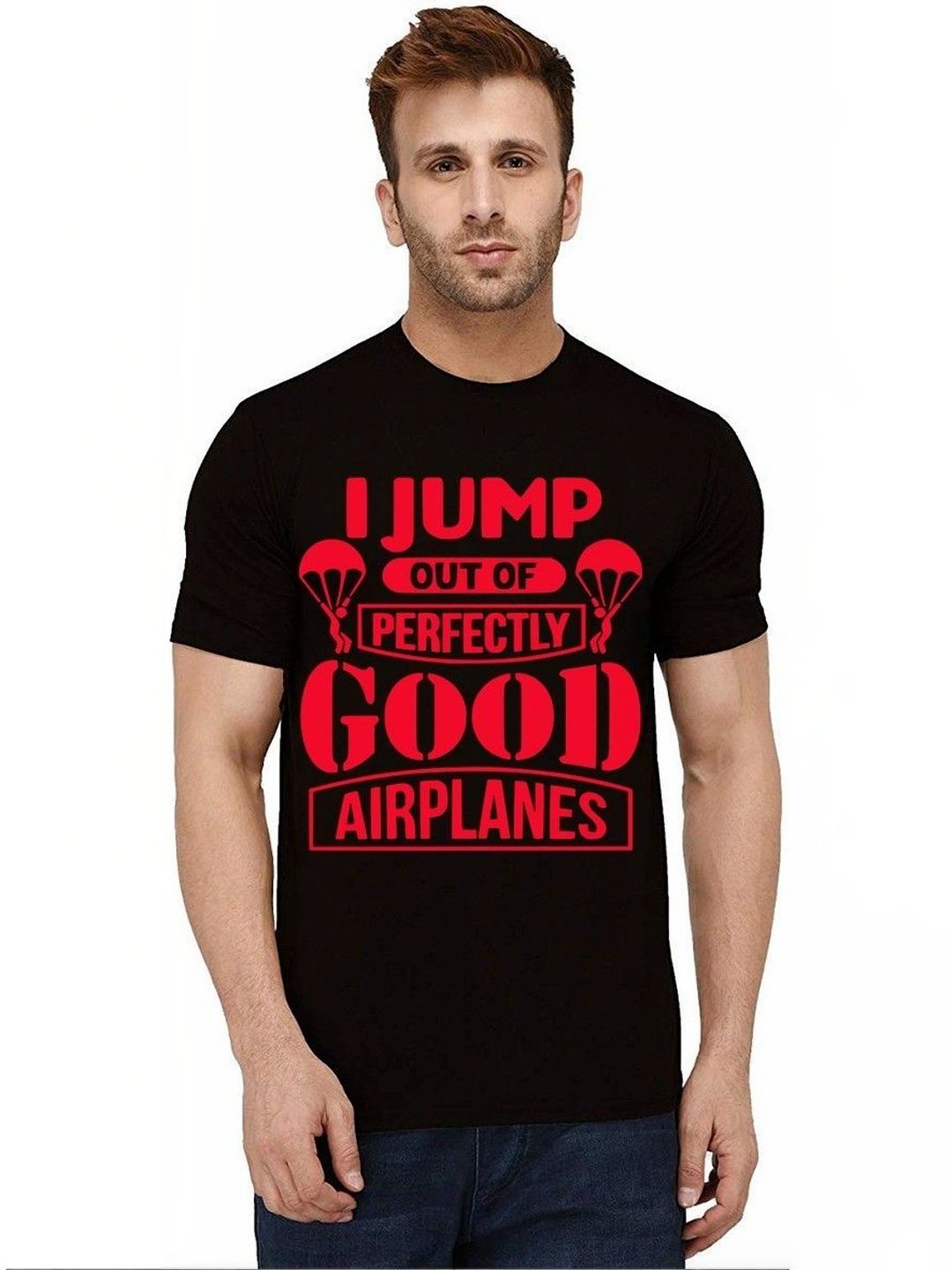 Aseria Men Typography Printed T-shirt