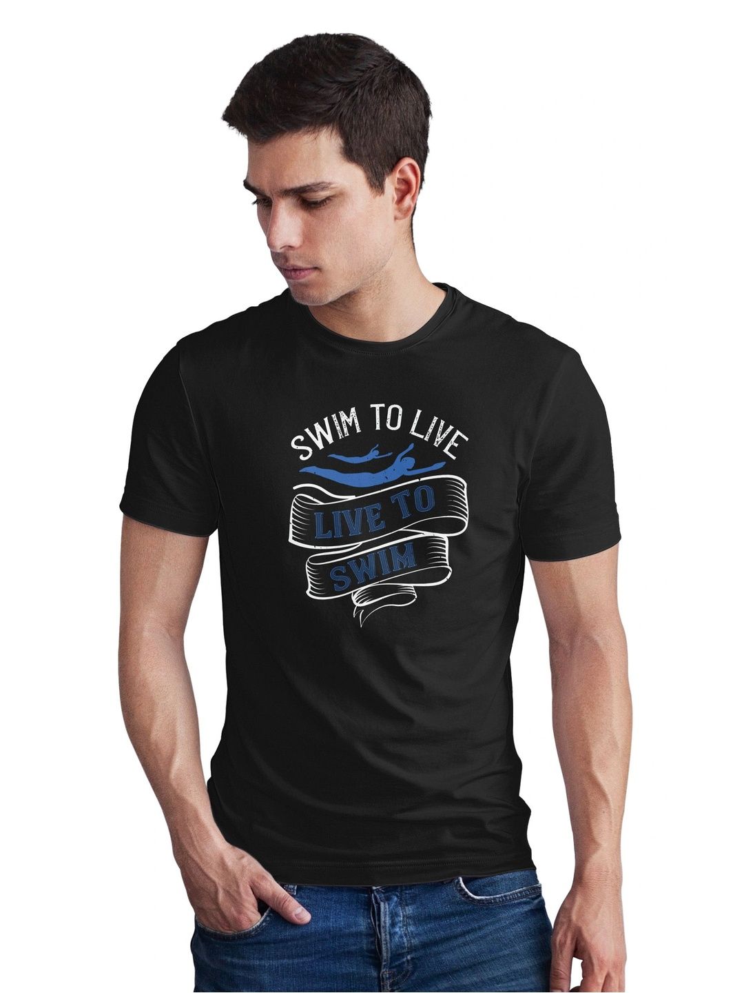 Seekbuylove Men Typography Printed Bio Finish T-shirt
