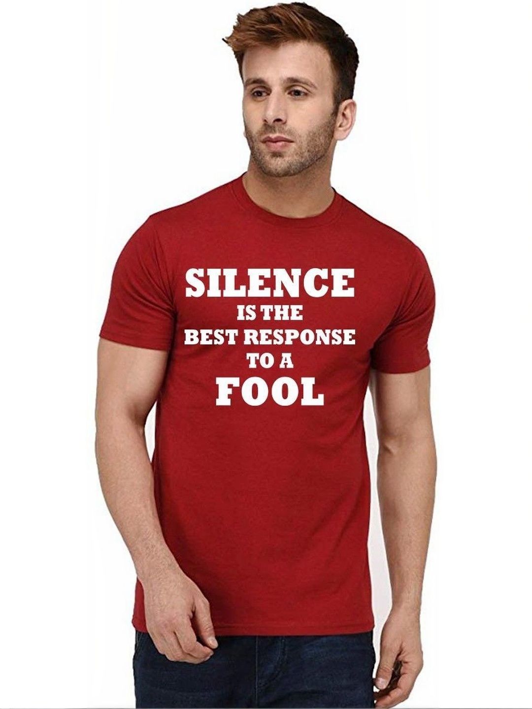 Aseria Men Typography Printed T-shirt