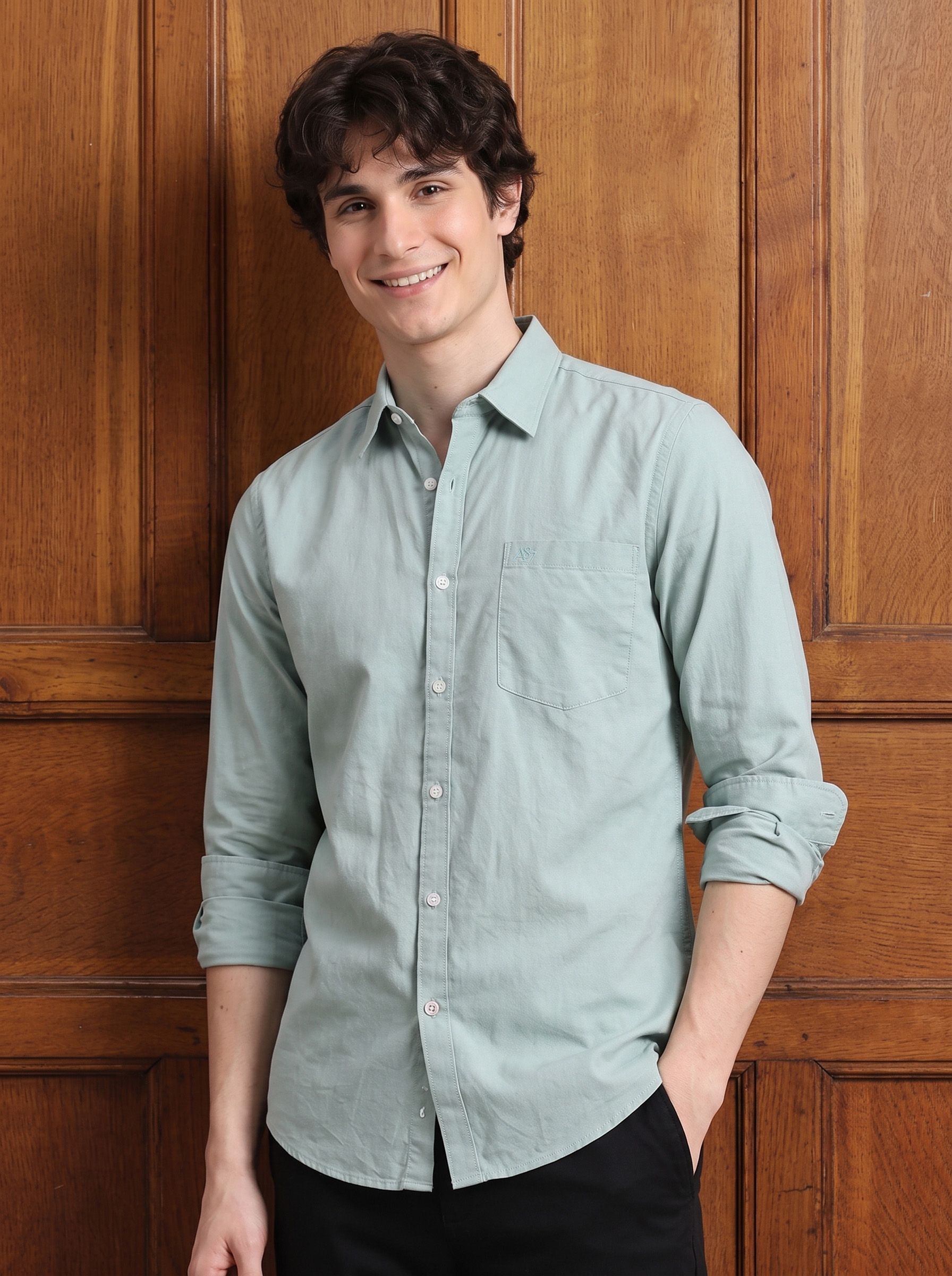 Aeropostale Spread Collar Pure Cotton Casual Shirt