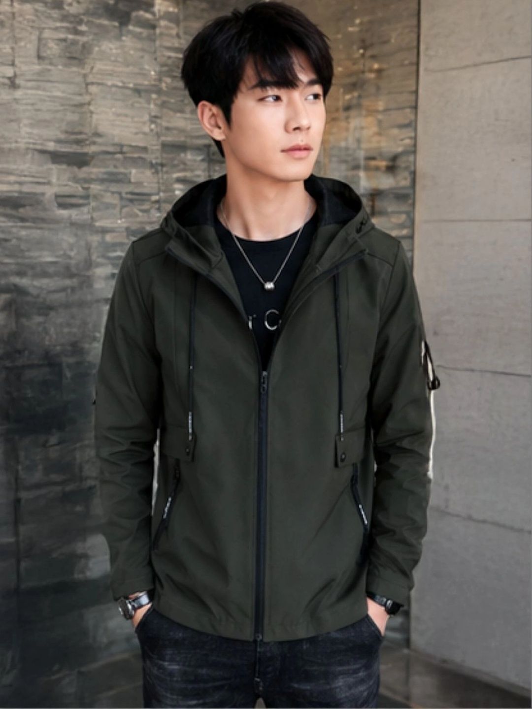 KPOP Men Lightweight Sporty Jacket