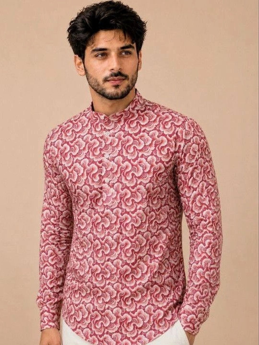 SZN Men Floral Printed Floral Kurta