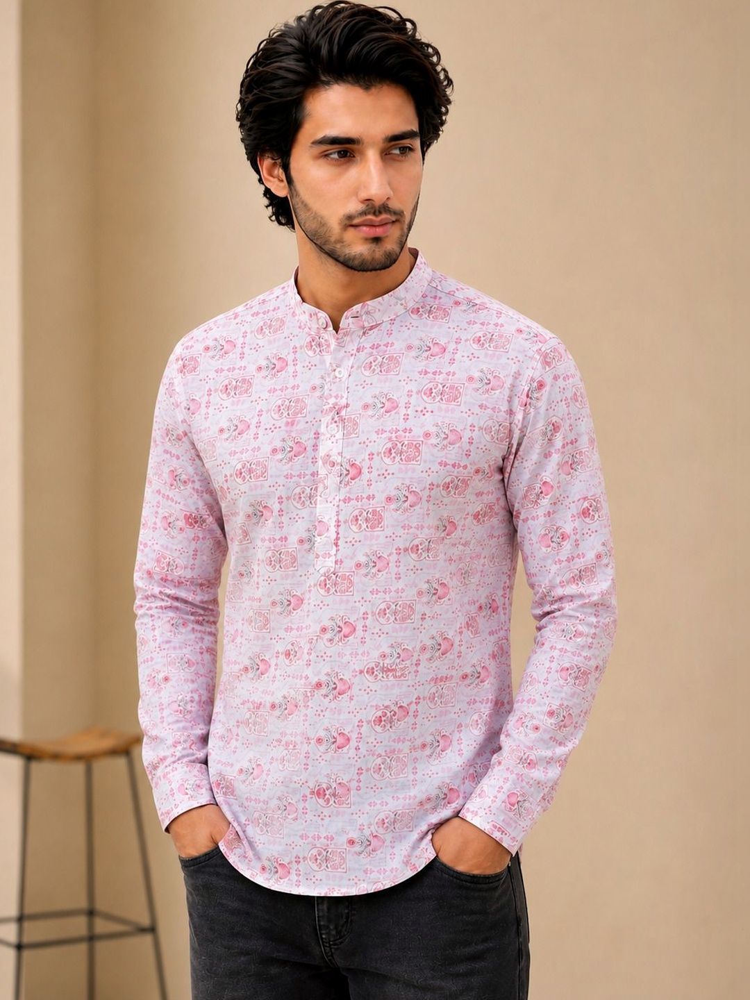 SZN Men Ethnic Motifs Printed Kurta